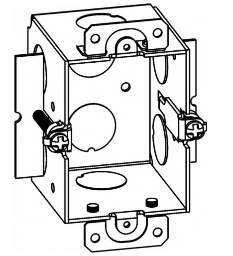 Orbit TGW 2-1/2” Deep, Non-Gangable 1-Gang Wide Old Work Tigergrip Box