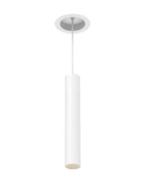 Eurofase Lighting TGO1RT02SU1540 Tango LED 1 Light Round Suspension Trim, Wattage 15W, Color Temperature 4000K, White Finish