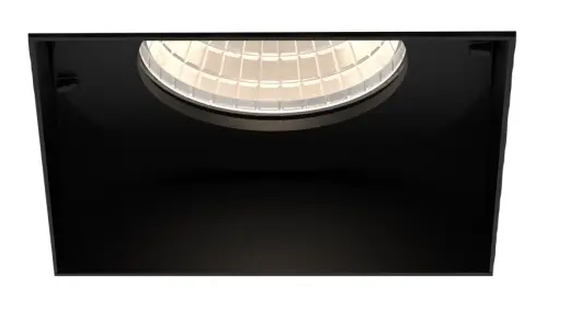 Eurofase Lighting TGO1STL01RF1535WCL 15W Tango LED Without Trim, Square, 1-Light, Wide, 120V-277V, 3500K, Black, Clear