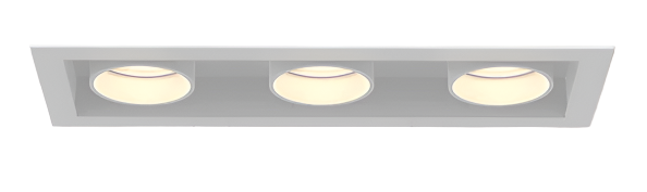 Eurofase Lighting TGO3TL02PDPDD1540 Tango 3-Light Trimless Pulldown, Wattage 15W, Color Temperature 4000K, White Finish