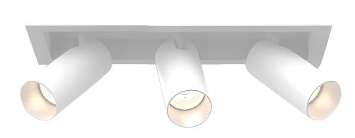 Eurofase Lighting TGO3TL02STSTT1540 45W Tango LED w/o Trim Spot Light Fixtures, 3-Lights, Narrow, 120V-277V, 4000K, White, Clear Finish
