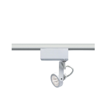 Nuvo TH238 1 Light - MR16 - 12V Track Head Light - Gimbal Ring - White Finish