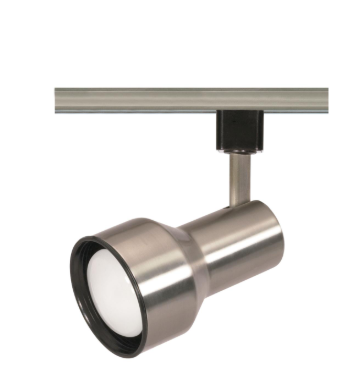 Nuvo TH303 1 Light - R20 - Track Head Light - Step Cylinder - Brushed Nickel Finish