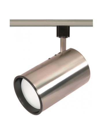 Nuvo TH308 1 Light - R30 - Track Head Light - Straight Cylinder - Brushed Nickel Finish