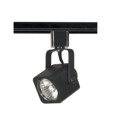Nuvo TH313 1 Light - MR16 - 120V Track Head Light - Square - Black Finish