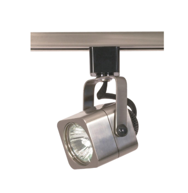 Nuvo TH314 1 Light - MR16 - 120V Track Head Light - Square - Brushed Nickel Finish
