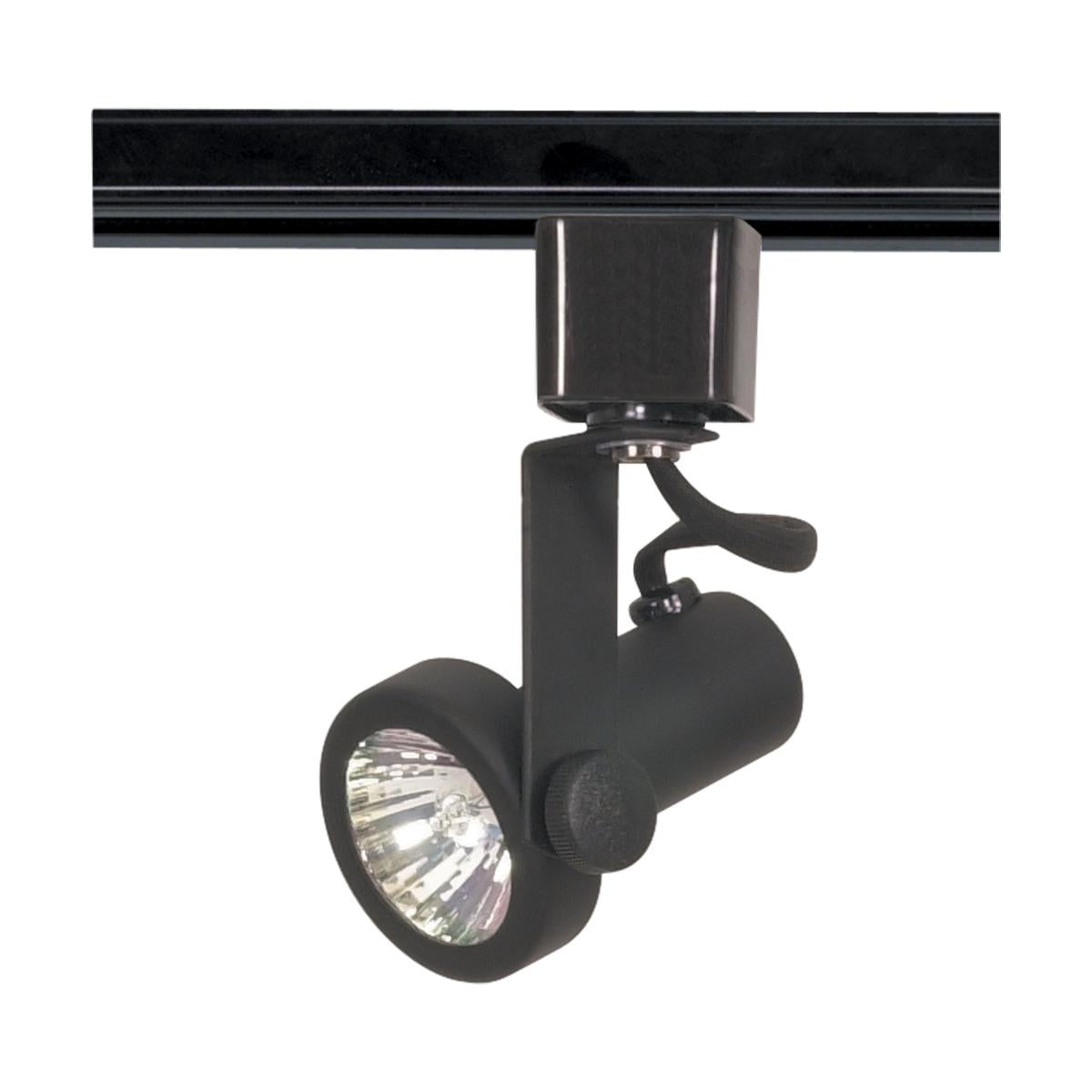 Nuvo TH322 1-Light MR16 Track Head, Gimbal Ring, GU10 Base, 50W, Black Finish