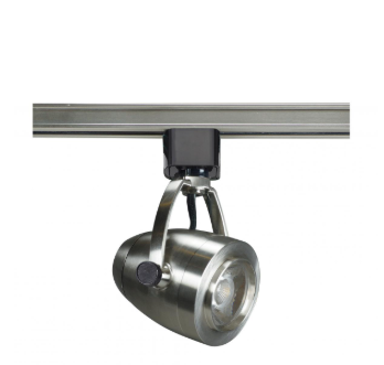 Nuvo TH417 1 Light - LED - 12W Track Head - Pinch back shape - Brushed Nickel - 36 Deg. Beam