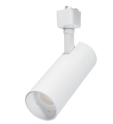 Nuvo TH711 20 Watt LED Track Head Light 36 Degree Beam Spread 5 CCT Selectable Matte White Finish