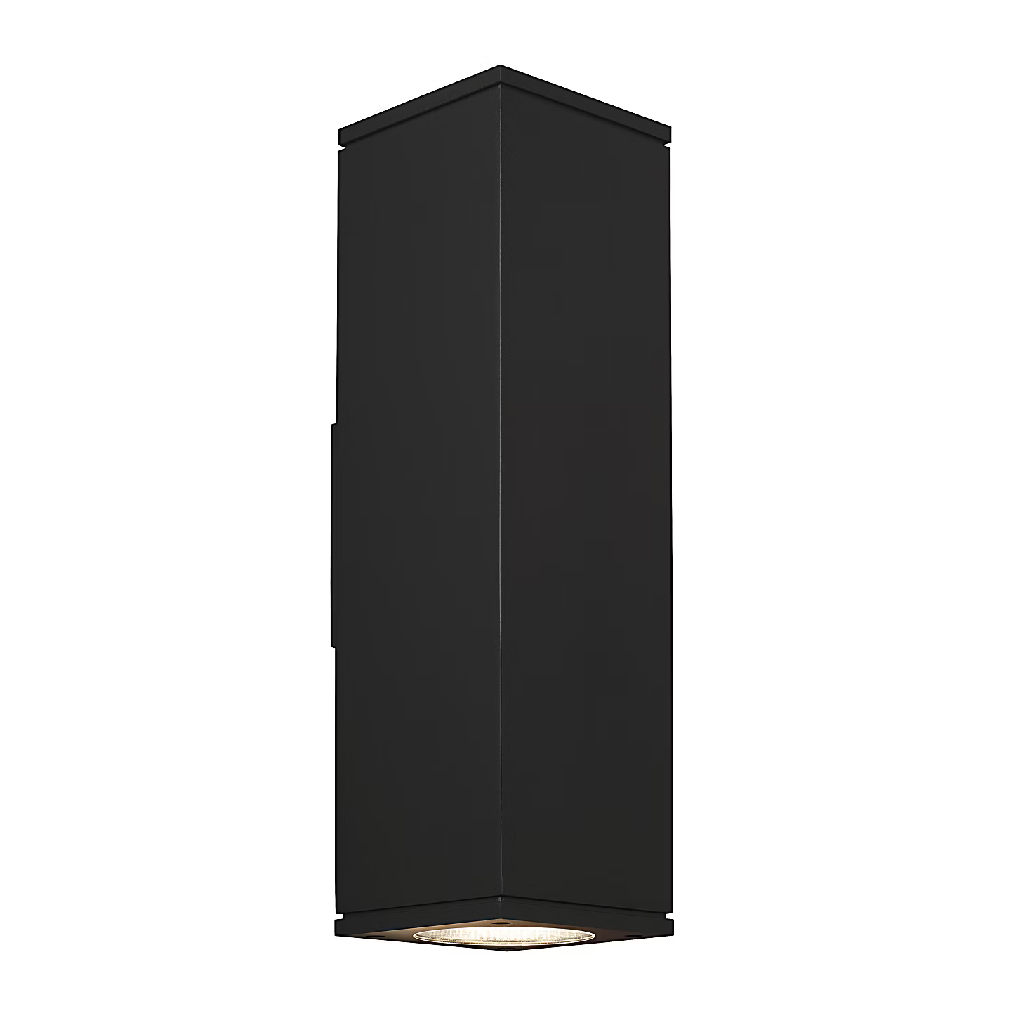 Visual Comfort Architectural 700OWTEG83018NNCBUDUNVSP Modern 18" Tegel LED Outdoor UP & Down Wall Light With Surge Protection - CCT : 3000K - Beam Spread: 10° Up & Down- Finish: Black