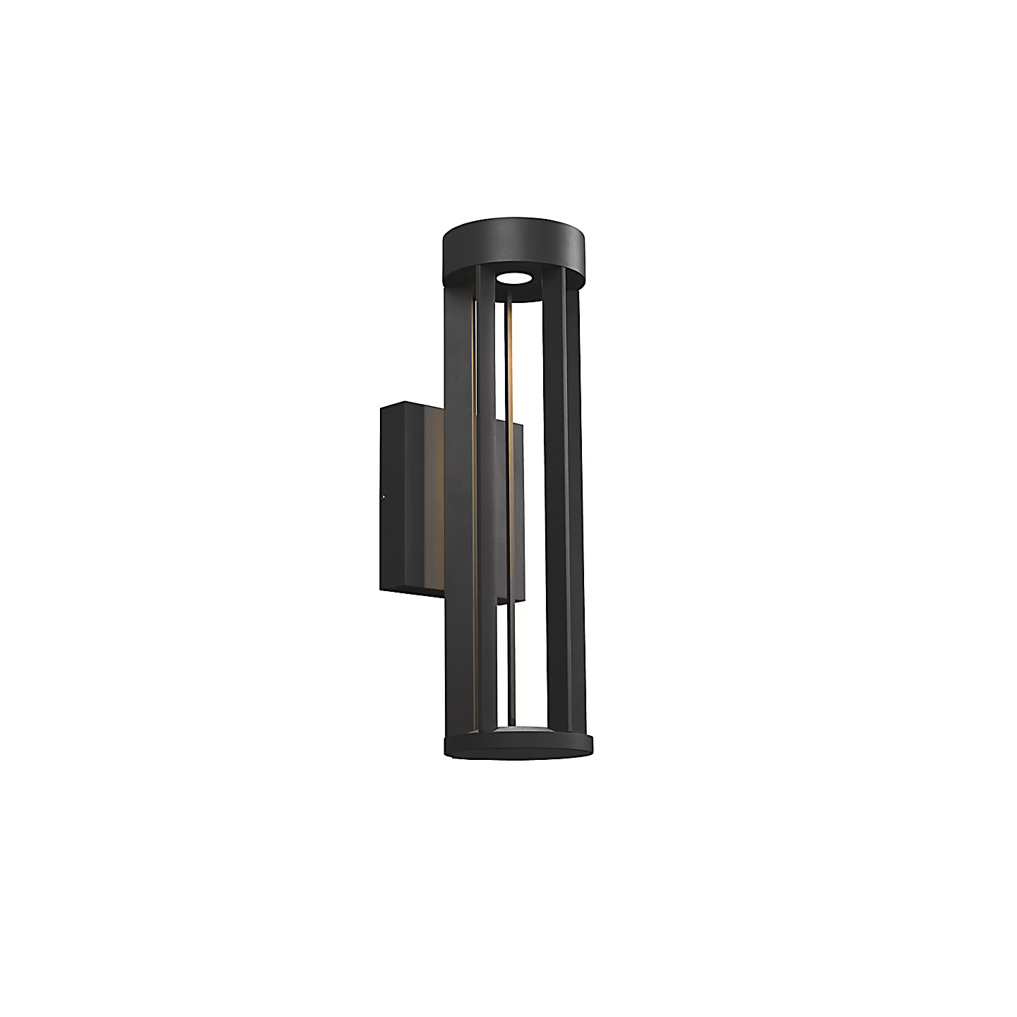 Visual Comfort Modern Collection 700OWTUR84018CBUNVSSP Sean Lavin Turbo 18" LED Outdoor Wall Light Black 4000K Surge Protection