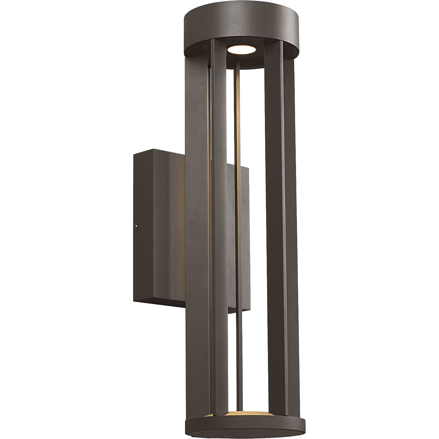 Visual Comfort Modern Collection 700OWTUR83018CZUNVS Sean Lavin Turbo 18" LED Outdoor Wall Light Bronze 3000K