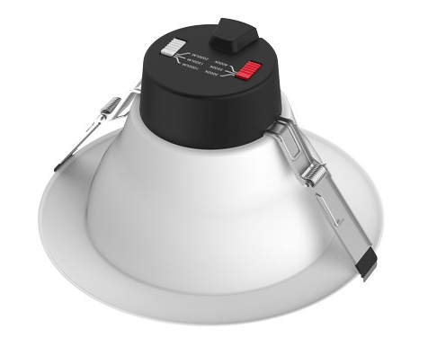 Lotus LED Lights TP120-347-RT4-C-DIM-G1-ES-AZ 4" Commercial Recessed Led Downlight - 0-10v Dimming - 3k / 35k / 4k - 500 Thru 1,000 Lumens - 120-277v - Alzak