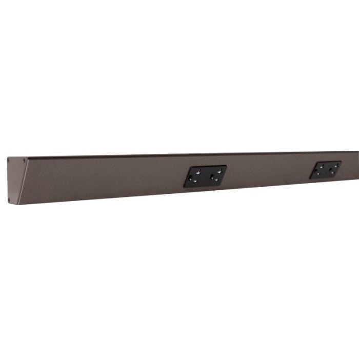 Task Lighting TR42-3BD-P-BZ 42" Angled Power Strip - 3 Black Duplex Receptacles - Bronze