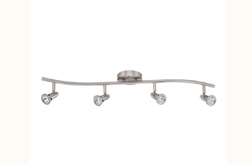 Westgate TRPK-4L-GU10-30K-BN LED Track 4 Light GU10 Watt 4x6.5W, Lumens 4x500lm, CCT 3000K Brushed Nickel Finish
