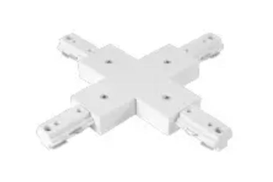 EnvisionLED TS3-SM-X-WH X-Connector for Linear Track Lights, White