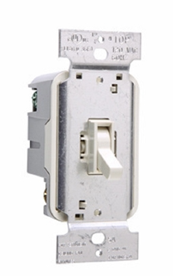 Wattstopper TSC5LAV Toggle Fan Speed Control, Clamshell, Light Almond Finish