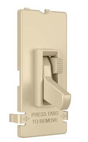 Wattstopper TSDKITI Toggle Slide Dimmer Color Change Kit, Ivory