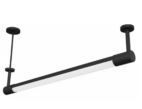 Westgate TSR-IP66-80D-2FT-MCT5-D-BK Tubular Rotatable IP66 Sign Light, 2FT, 15W, 1395lm, 80° Beam Angle, Selectable 2700K |3000K |3500K |4000K |5000K, Mount Canopy Black Finish