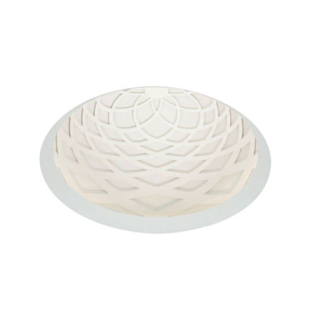 Visual Comfort Architectural EDIT8RL9WD2W Reflections 8" Indirect Downlight, Flangeless - White Finish - Warm Dim (3000K-2000K), 90 CRI - Torus Dome