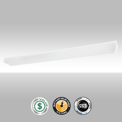 MaxLite UE-4U23WCSEM Utility Wrap Value Series 4Ft Wattage Select - 20/25/30 And Color Select - 3500K/4000K/5000K