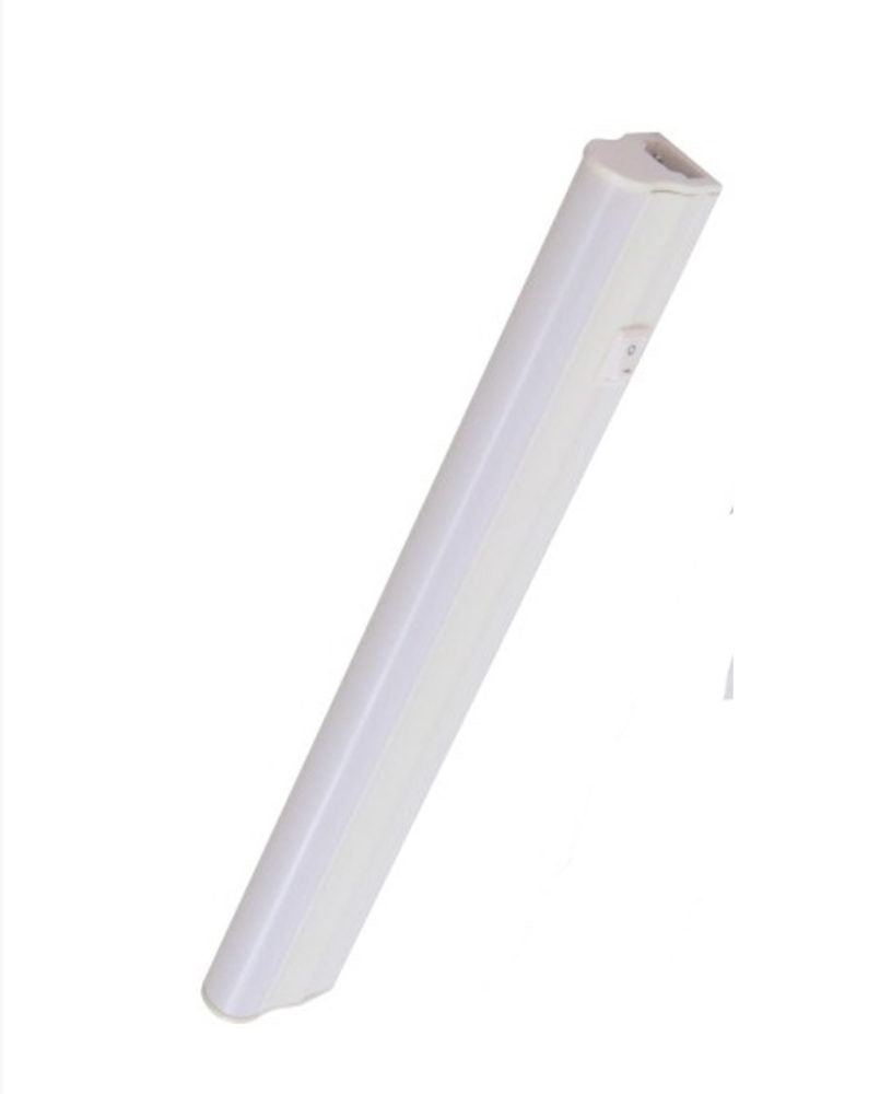Cyber Tech Lighting UL12ST1/WW 12-in 5W LED Task Stick Light w/ Switch, 500 lm, 120V, CCT 3000K, White Finish