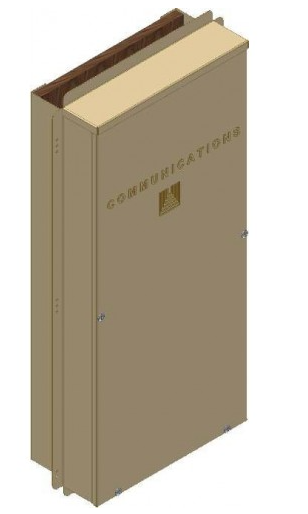 Orbit UM1400D Communications/Fiber Optics Service Enclosure With Embossed ”Communications ”Text” (6” Deep)