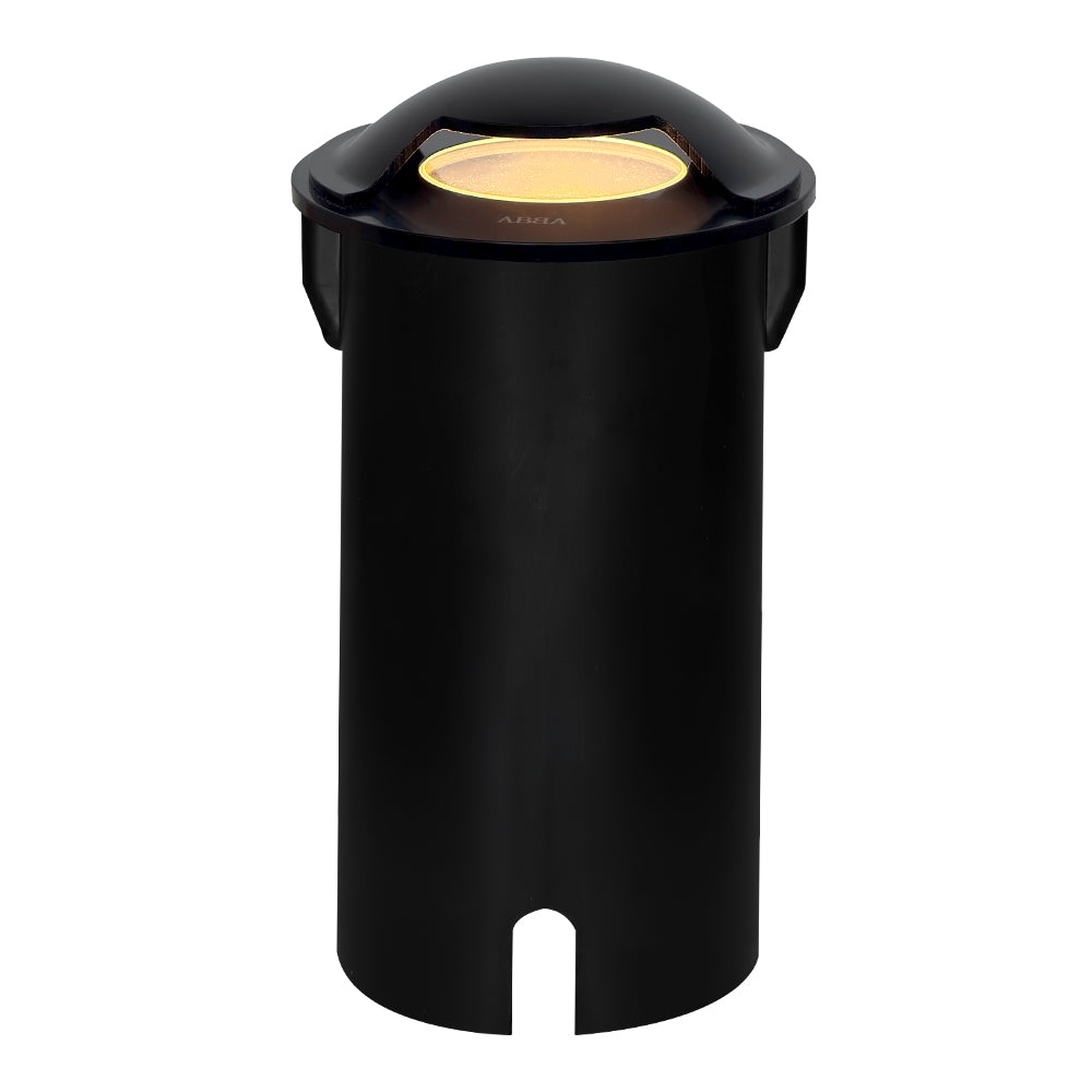 ABBA LIGHTING USA UNS04-Bk LED Heavy Duty 304 Stainless Steel Bi-Directional Well Light - Finish: Black
