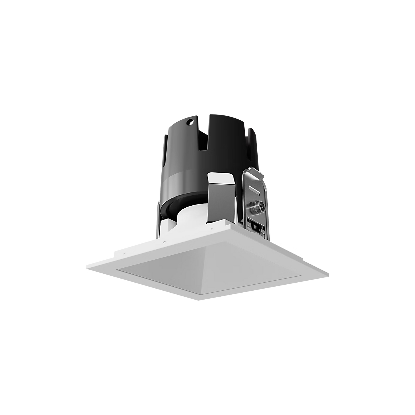 Visual Comfort Architectural ENCL3SRF-L12WD31WI-W-W Modern Entra CL 3" Square Remodel Flanged Light - CCT: 3000K-1800K - 12W - Reflector Finish: White - Trim Finish: White