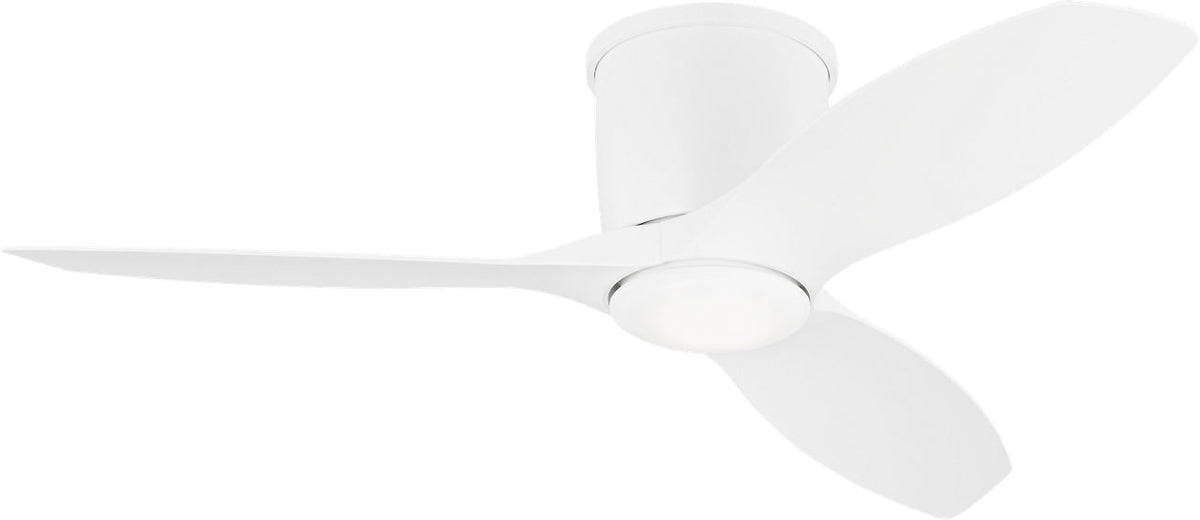 Generation Lighting Titus 44 Hugger LED matte white ceiling fan
