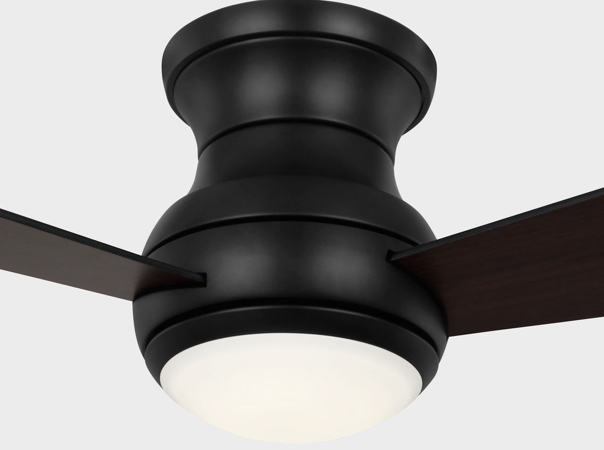 Generation Lighting Orbis 52 inch Midnight Black LED ceiling fan