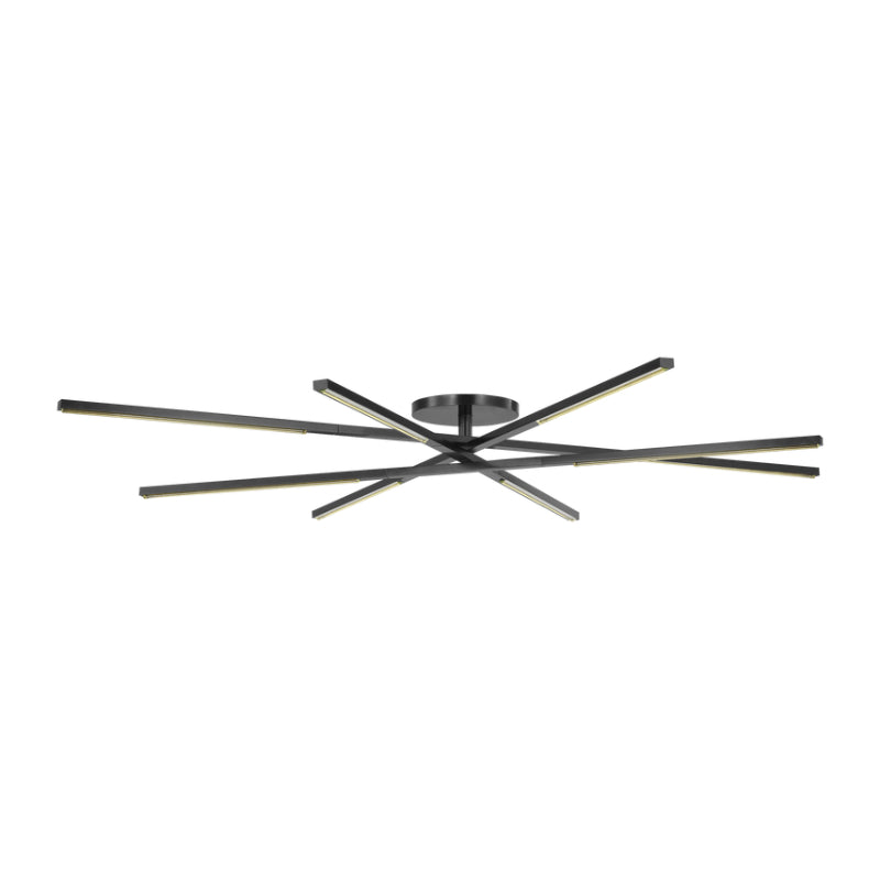 Visual Comfort Architectural SLFM56527CCBZ Modern Sean Lavin Cityscape X-Grande 60" LED Flush Mount Ceiling light CCT 2700K - Finish Bronze