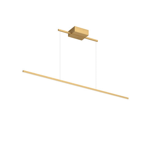 Kuzco Lighting LP18248-BG-UNV Vega Minor 48-in Linear Pendant Ceiling Light - CCT: 3000K - Finish: Brushed Gold