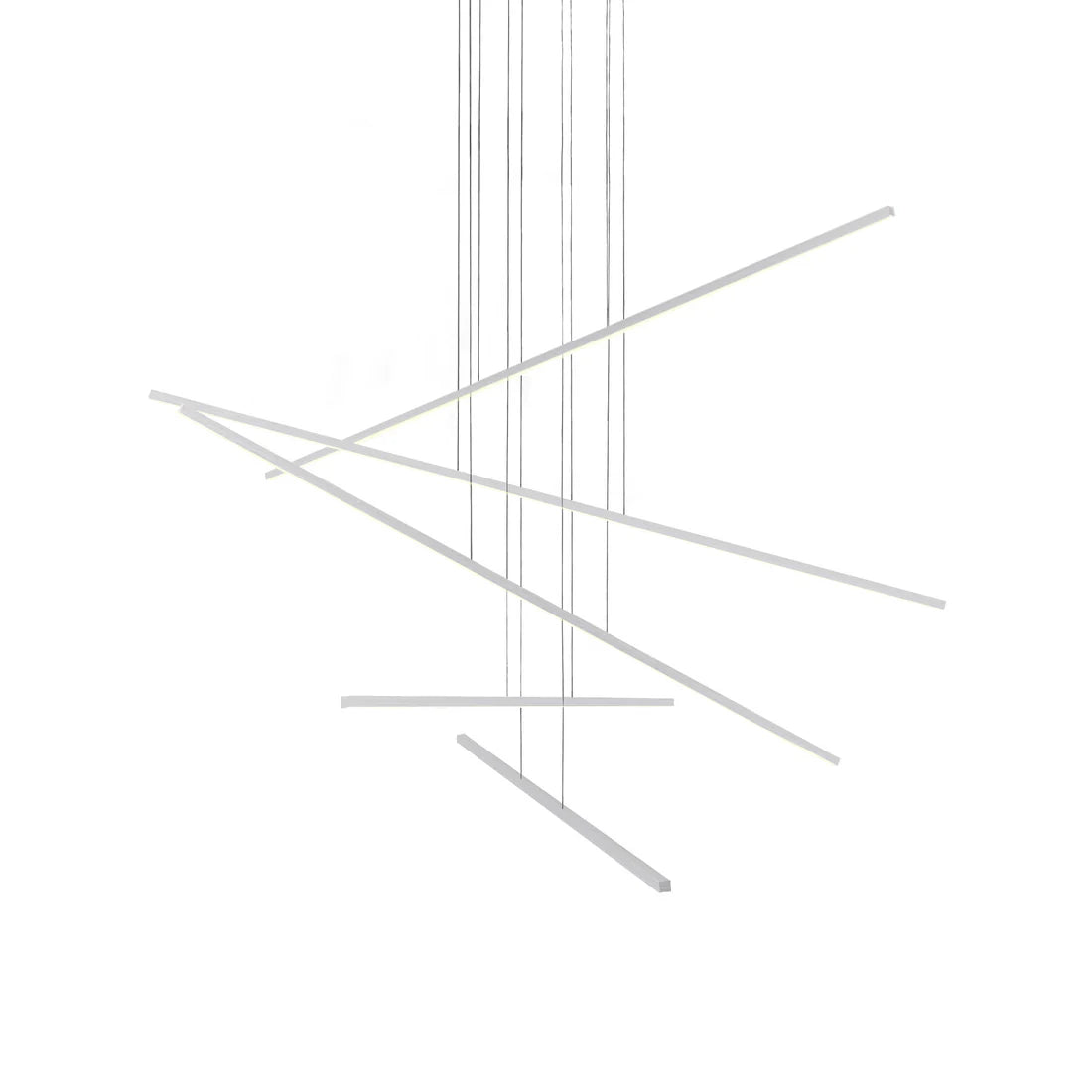 Kuzco Lighting MP18205-BN-UNV-010 Vega Minor 5 Head Multi Pendant Ceiling Light Brushed Nickel Finish