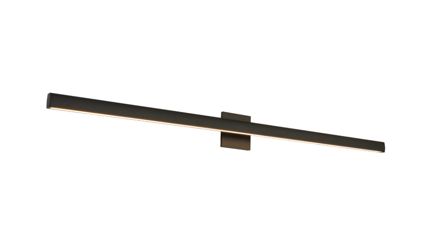 Kuzco Lighting VL20353-BK Vera 52 Inch LED Vanity Wall Light, 3035lm, 3000K, 44W Black Finish