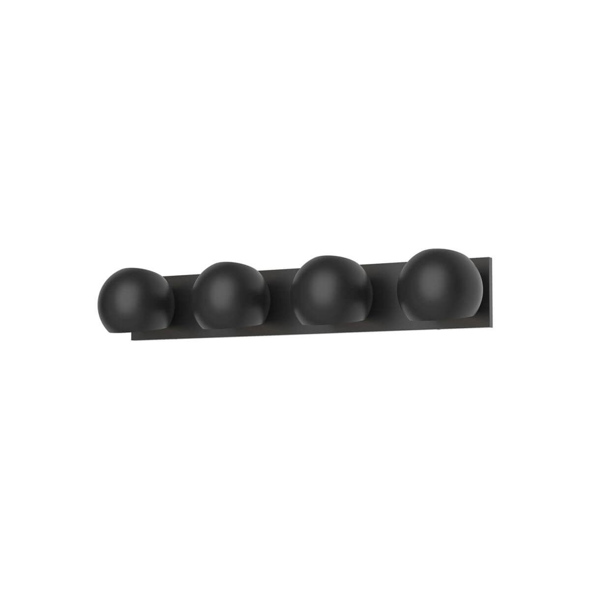 Alora Mood VL648431MB 31" Willow 4-Light LED Bath Vanity Light - Matte Black