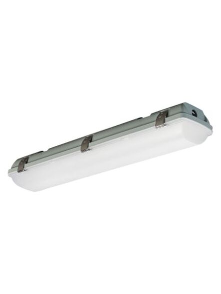 Eiko VP3-2PS25-FCCT-H-W106-N01 MOD VP3 Vapor Proof Fixture, 2', PowerSet 25/20/15W, FieldCCeT 3500/4000/5000K, 120V, 0-10V Dimming, with 6ft White cord and 5-15P Plug