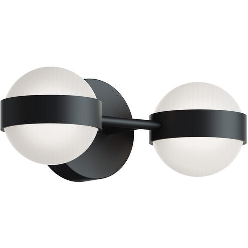 AFX Lighting VRNV1407LAJUDBK Verona LED 14 inch Black Vanity Light Wall Light