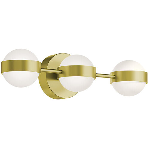 AFX Lighting VRNV2207LAJUDLB Verona LED 22 inch Satin Brass Vanity Light Wall Light