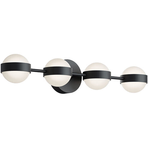 AFX Lighting VRNV3007LAJUDBK Verona LED 30 inch Black Vanity Light Wall Light