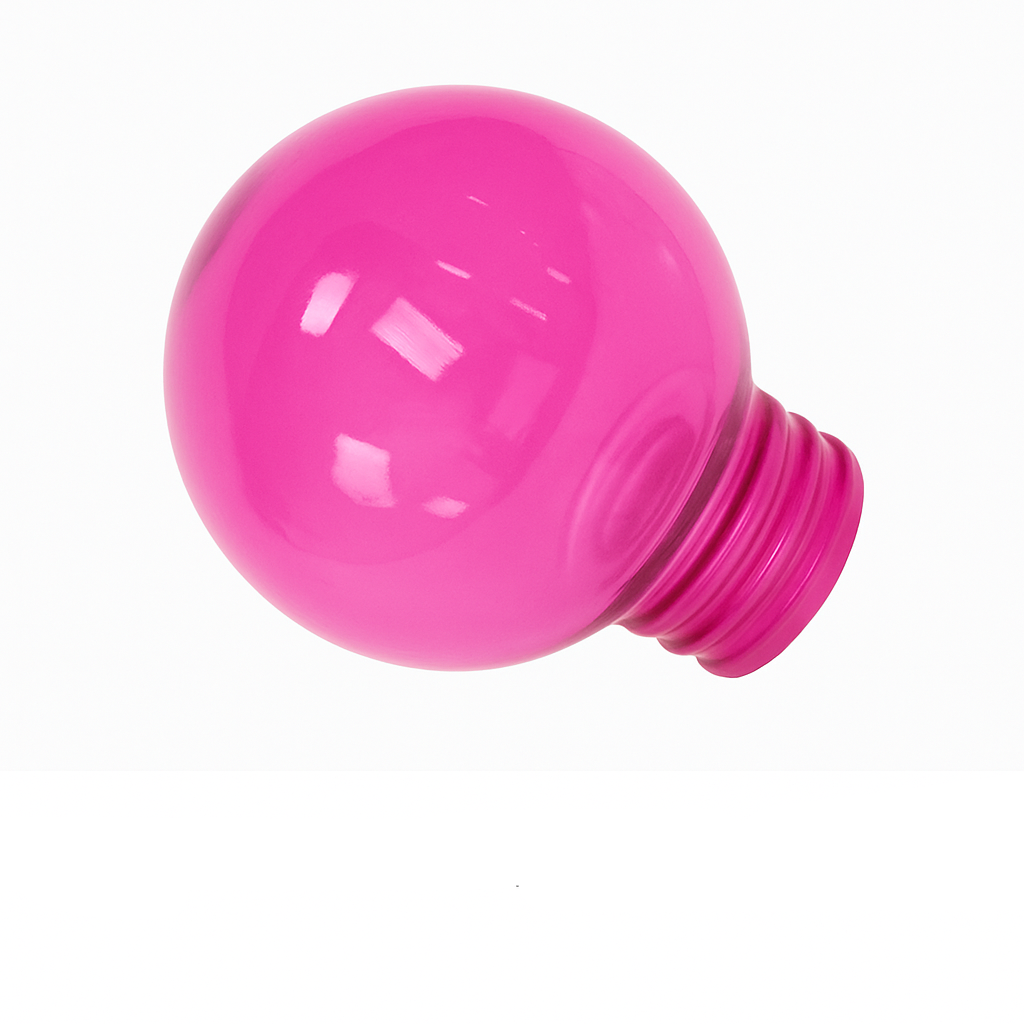 American Lighting LFS-GLOBE-PI Festoon Pink Globe Lens