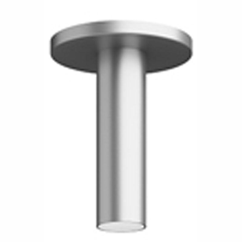 Visual Comfort Architectural ENCY2RS-L129WD6D-UNV-BA ENTRA 2" 12W Fixed LED Cylinder, Warm Dim, Surface Mount, Color Temperature 3000K Warm Dim, Beam Angle 60°, White/Brushed Aluminum Finish
