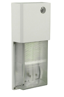 Dabmar Lighting W2002-W Plastic Surface Mount Wall Fixture in White Finish