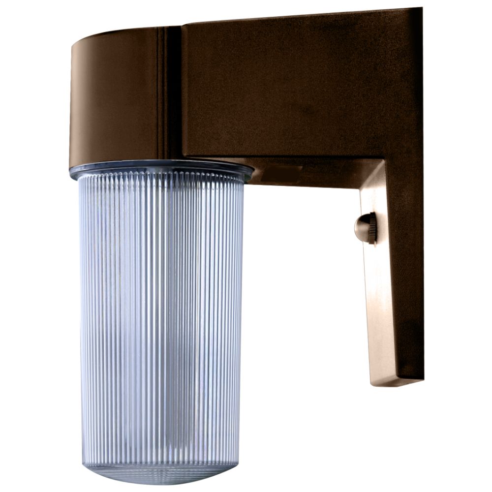 Dabmar Lighting W2800-L12-30K-BZ LED Polycarbonate Surface Mounted Wall Fixture, 120V-277V, Color Temperature 3000K, Bronze Finish