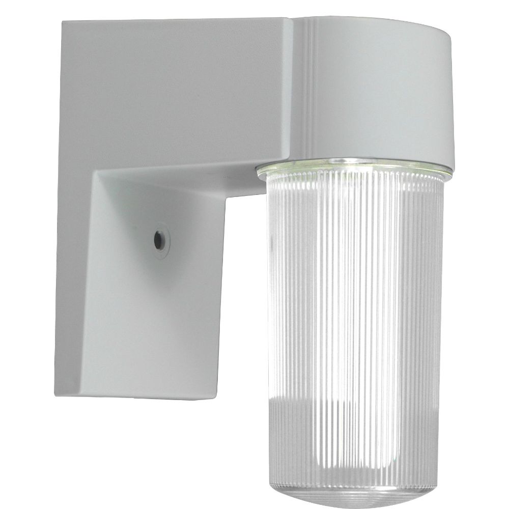 Dabmar Lighting W2800-L7-30K-W LED Polycarbonate G24 Surface Mounted Wall Fixture, 85V-265V, Color Temperature 3000K, White Finish