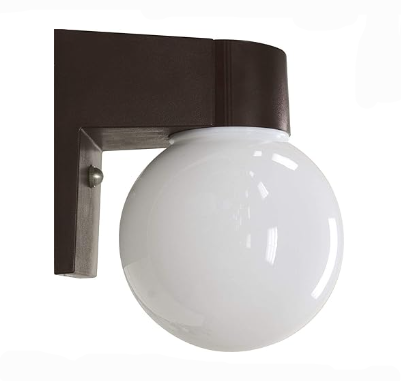 Dabmar Lighting W2820-BZ Plastic Surface Mount Wall Fixture, GU24, No Lamp, Bronze Finish