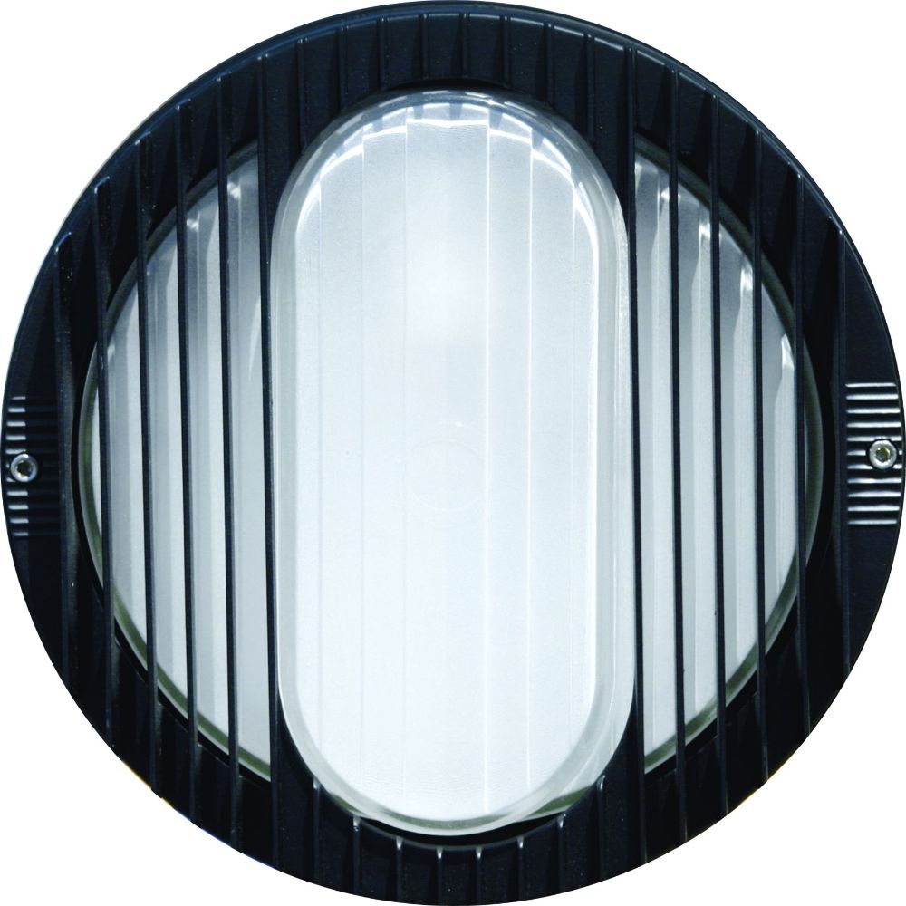 Dabmar Lighting W3050-L12-50K-B LED Cast Aluminum G24 Wall Fixture, 120V-277V, Color Temperature 5000K, Black Finish