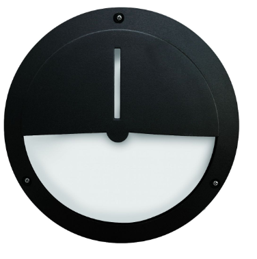 Dabmar Lighting W3800-L7-65K-B Cast Aluminium Wall Fixture G24 LED, Voltage 85V-265V, Color Temperature 6500K, Wattage 7W, Black Finish