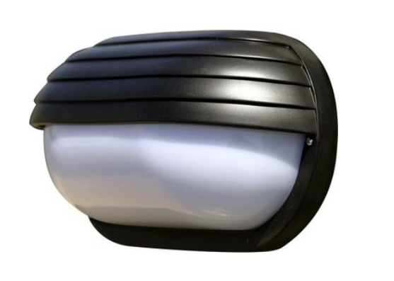 Dabmar Lighting W8510-L9-27K-B Plastic Surface Mount Wall Fixture 120V GU24 LED 9W 2700K in Black Finish