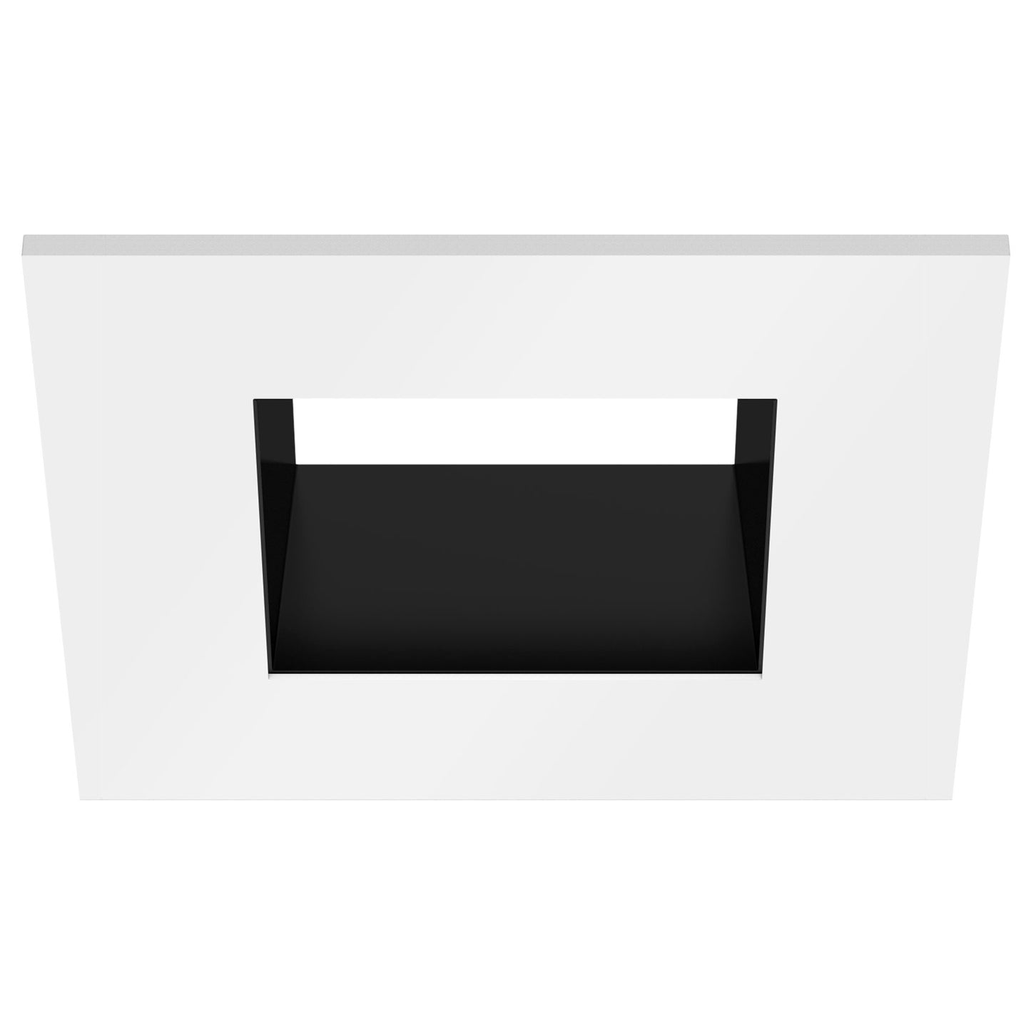 CSL Lighting ED3-SFSTBW ECO 3IN Square Fixed Downlight Trim White/Black